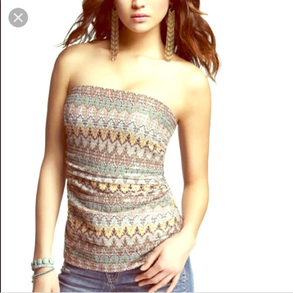 express strapless top